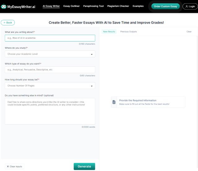 myessaywriter.ai working