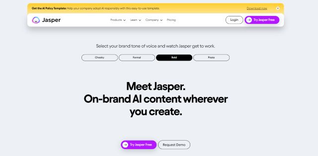 jasper homepage