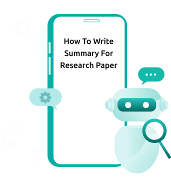 how to write summary for research paper